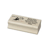 Schattige gele gelukkige cartoon helikopter rubberstempel (Stempel)