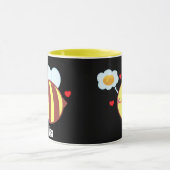 Schattige gele honing bij hommel mok (Midden)