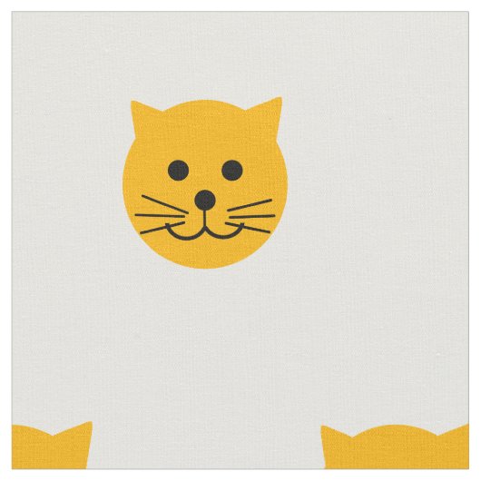 Schattige gele kat stof (Close Up)