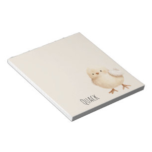 Schattige Gele Kip Notitieblok