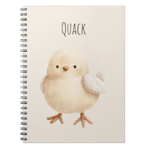 Schattige Gele Kip Notitieboek