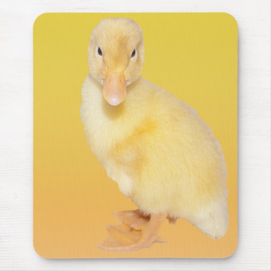 Schattige gele kutfoto muismat (Voorkant)