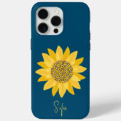 Schattige Gele Zonnebloem Bloemige Moederdag Case-Mate iPhone Case (Achterkant)