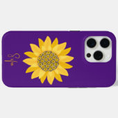 Schattige Gele Zonnebloem Bloemige Moederdag Case-Mate iPhone Case (Achterkant (horizontaal))