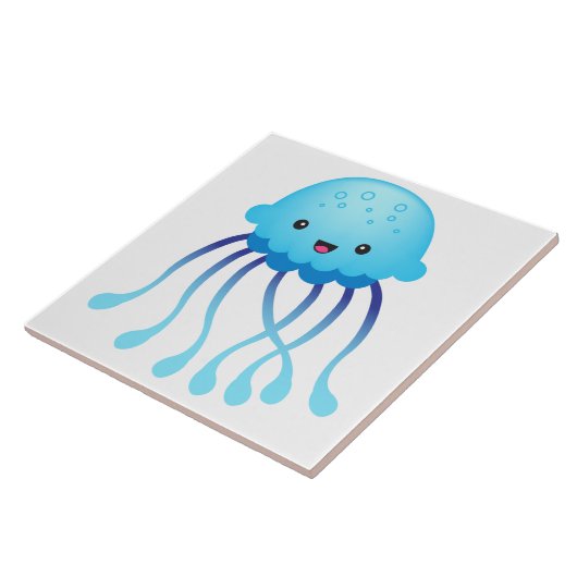 schattige gelei vis tegeltje (Zijkant)