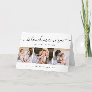 Schattige Geliefde Mama Moeder Moederdag Fotocolla Kaart