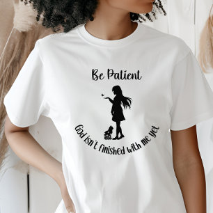 Schattige geloof van de vrouw t-shirt