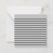 Schattige gelooid en Tipsy Pinup Notitiekaartje (Achterkant)