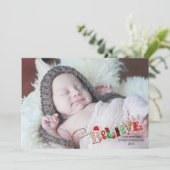 Schattige GELOVEN Kerst Geest Een Foto (Staand voorkant)