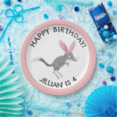 Schattige gelukkig Australisch bilby birthday gepe Papieren Bordje (Feest)