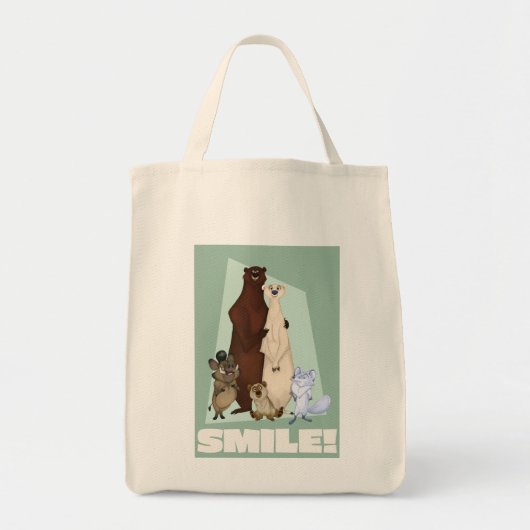 Schattige & Gelukkig Beer Familie & Vrienden Tote Bag (Voorkant)