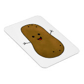 Schattige Gelukkige Aardappel Magneet (Rechterzijde)