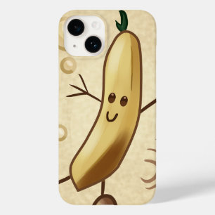 Schattige gelukkige banaan Case-Mate iPhone 14 hoesje