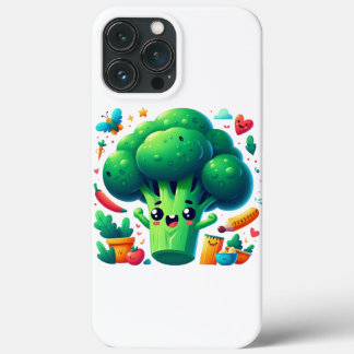Schattige gelukkige broccoli Case-Mate iPhone case