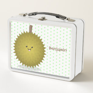 Schattige gelukkige durian cartoon illustratie
