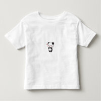 Schattige Gelukkige Kawaii Panda Beer met Hart Kun