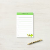 Schattige gelukkige krokodil Dingen om te doen op Post-it® Notes (Op bureau)