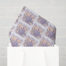 Schattige gelukkige Moederdag betegeld Tissuepapier