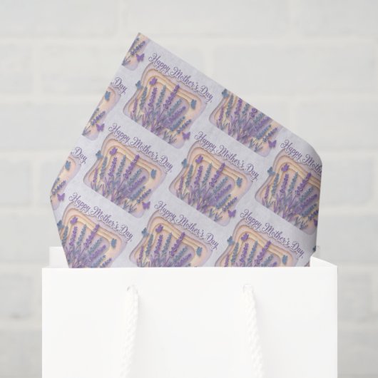 Schattige gelukkige Moederdag betegeld Tissuepapier (Cadeauzakje)