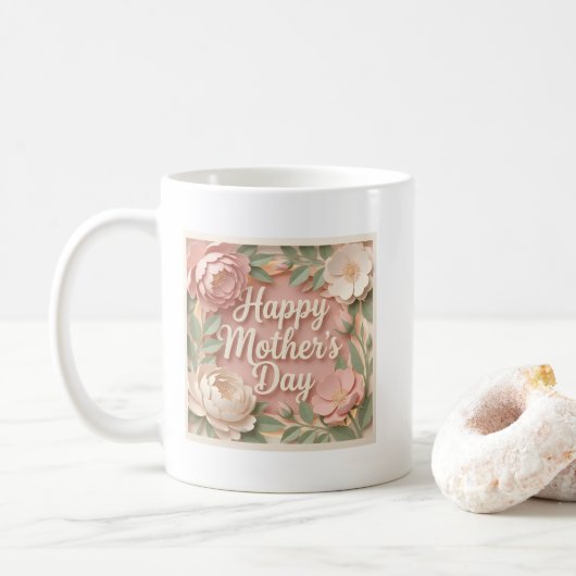 Schattige Gelukkige Moederdag Koffiemok (Met donut)