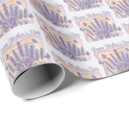 Schattige gelukkige Moederdag tegels Cadeaupapier