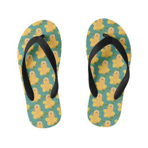 Schattige gelukkige pompoen pompoen cartoon kinder teenslippers