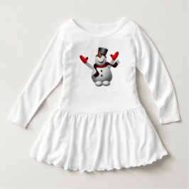 Schattige gelukkige sneeuwman