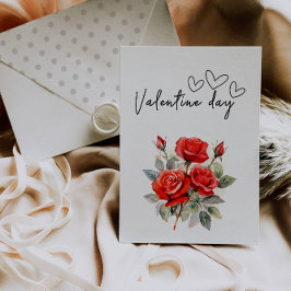 Schattige gelukkige Valentijnskaart Feestdagenkaart