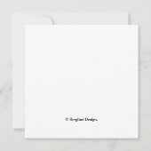 Schattige Gelukkige Verjaardag paarse krokusbloem Kaart (Achterkant)