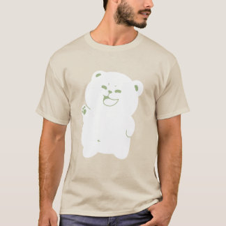 Schattige Gelukkige Winkende Beer Digitale Illustr T-shirt