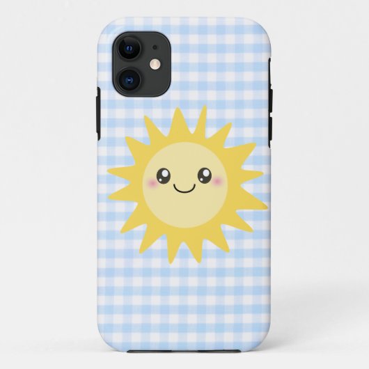 Schattige Gelukkige Zon Case-Mate iPhone Case (Achterkant)