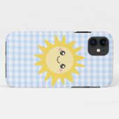 Schattige Gelukkige Zon Case-Mate iPhone Case (Achterkant (horizontaal))