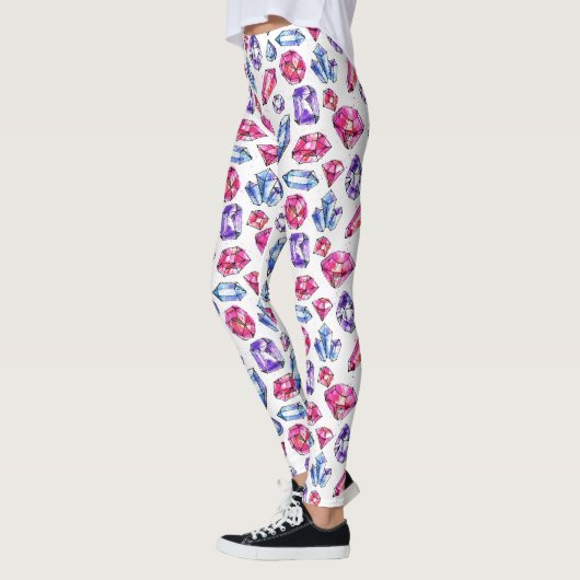 Schattige Gem Pattern Leggings (Links)