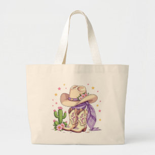 Schattige Gen Z Western Boho Cowgirl Mode Accessoi Grote Tote Bag