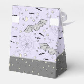 Schattige Gender Neutral Baby Bats Halloween & Her Bedankdoosjes (Achterkant)