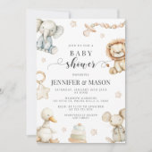 Schattige genderneutraal Baby shower voor kinderda Kaart (Voorkant)