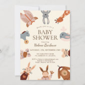 Schattige genderneutraal Boho-Baby shower Kaart (Voorkant)