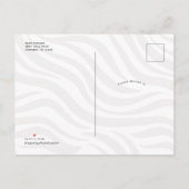 Schattige genderneutraal safari oerwoud dieren mod uitnodiging briefkaart (Achterkant)