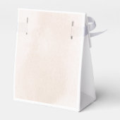 Schattige genderneutraal tweeling Baby shower Bedankdoosjes (Achterkant)