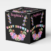 Schattige gepersonaliseerd Baby shower Bedankdoosjes (Voorkant Zijde)