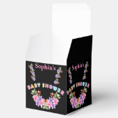 Schattige gepersonaliseerd Baby shower Bedankdoosjes (Geopend)