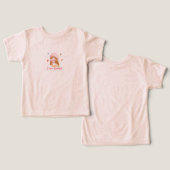Schattige Gepersonaliseerd Baby T-shirt Design bij (Ontwerp Voorkant & Achterkant)