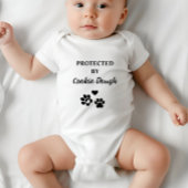 Schattige gepersonaliseerd beschermd door hond