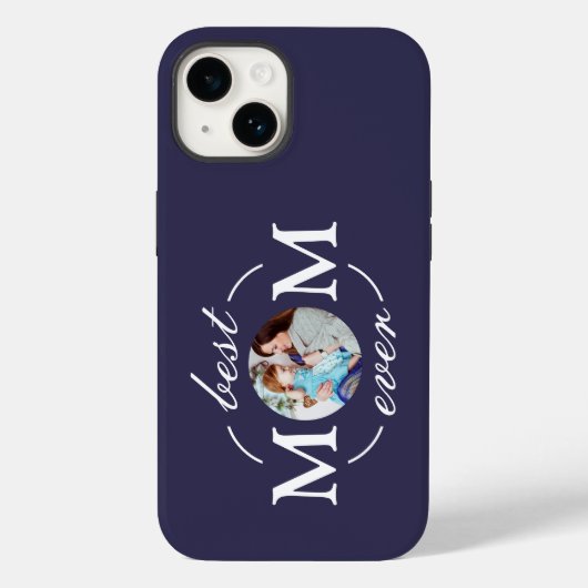 Schattige gepersonaliseerd beste mam ooit foto Case-Mate iPhone case (Achterkant)