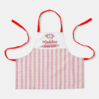 Schattige gepersonaliseerd Cookie Crew Christmas S Schort