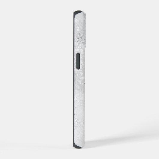 Schattige gepersonaliseerd folk vogel & hart telef iPhone 15 case (Rechterkant)