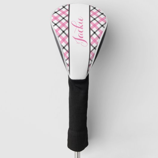 Schattige gepersonaliseerd golfhoofd Hoesje Golfheadcover (Voorkant)