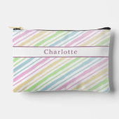 Schattige gepersonaliseerd kleurrijk pastelpotlood etui (Voorkant)