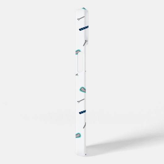 Schattige Gepersonaliseerd Monogram Golfpatroon Vr Case-Mate iPhone Case (Achterkant / Rechts)