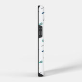 Schattige Gepersonaliseerd Monogram Golfpatroon Vr iPhone Hoesje (Rechterkant)